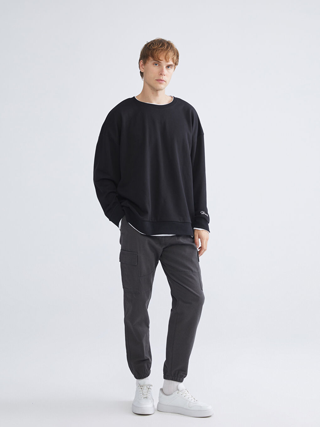 Ерлер антрацит түстес Карго шалбар