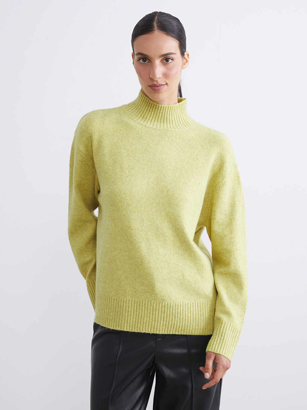 Half Turtleneck Women's Knitwear Sweater
