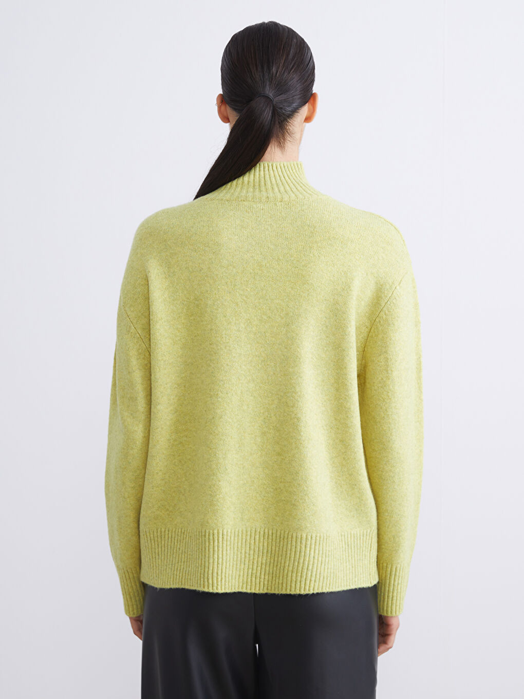Half Turtleneck Women's Knitwear Sweater-3