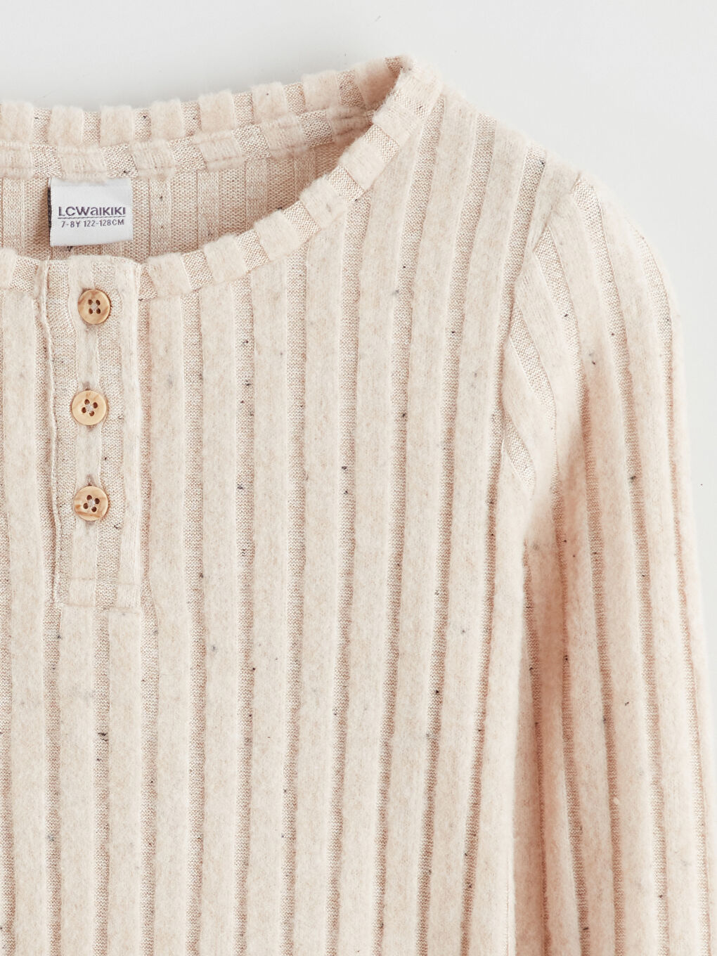 Crew Neck Girls' T-Shirt-3