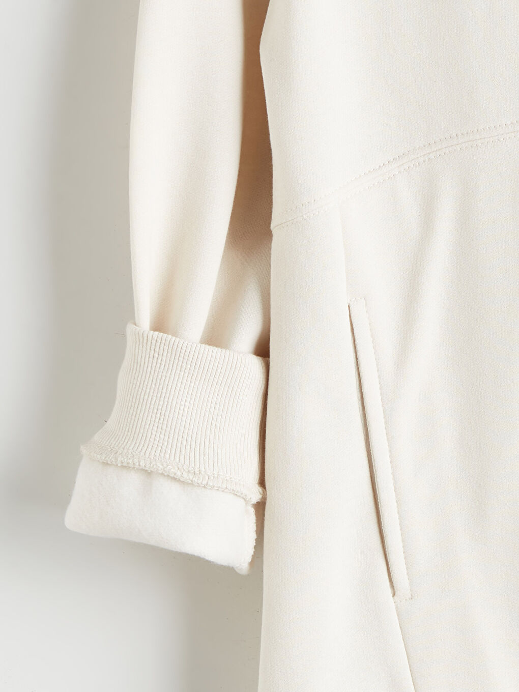 Bej Kapüşonlu Baskılı Erkek Çocuk Sweatshirt-7