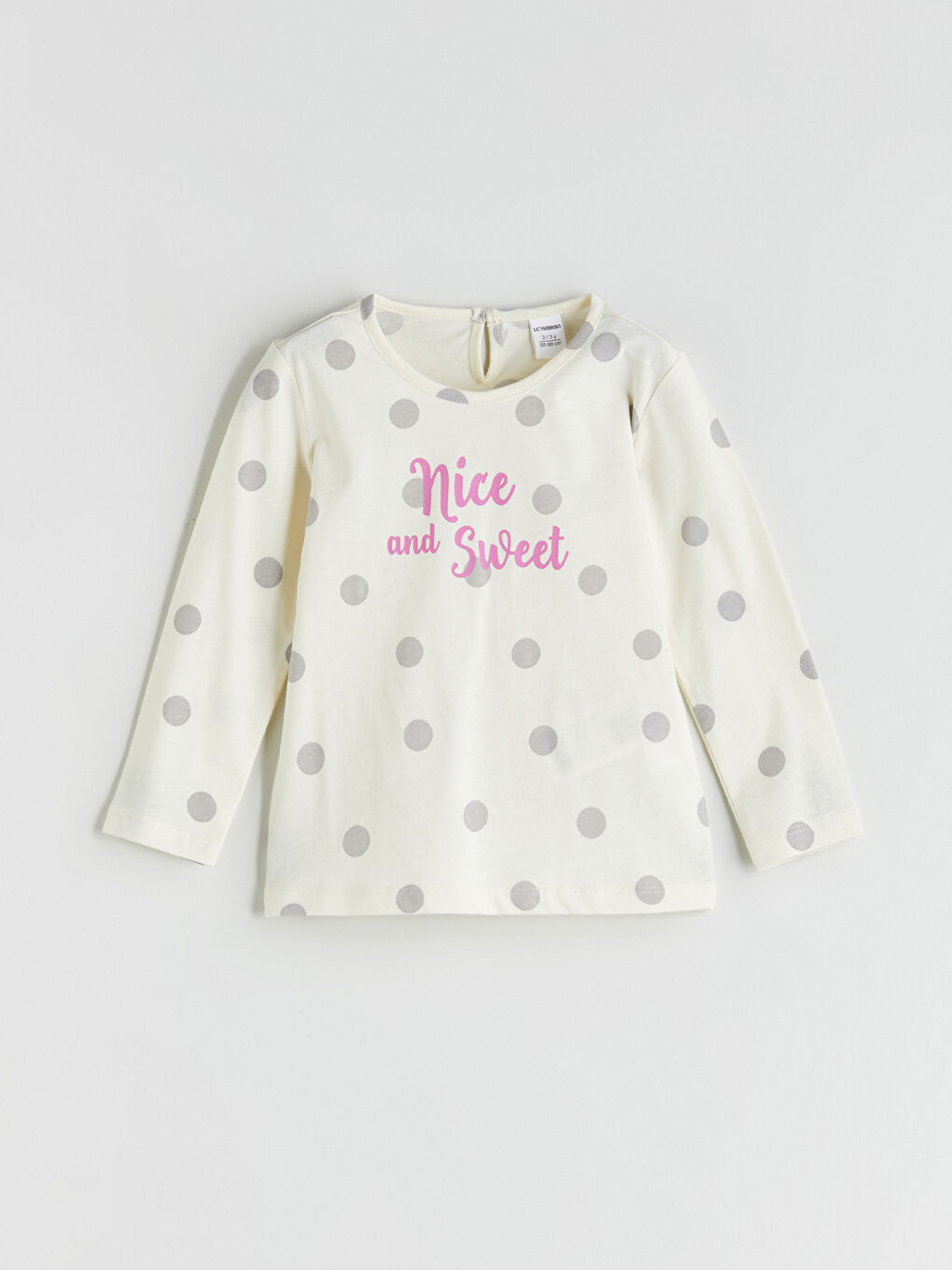 LCW ECO Crew Neck Printed Girls' T-Shirt -W5HA16Z1-LU7