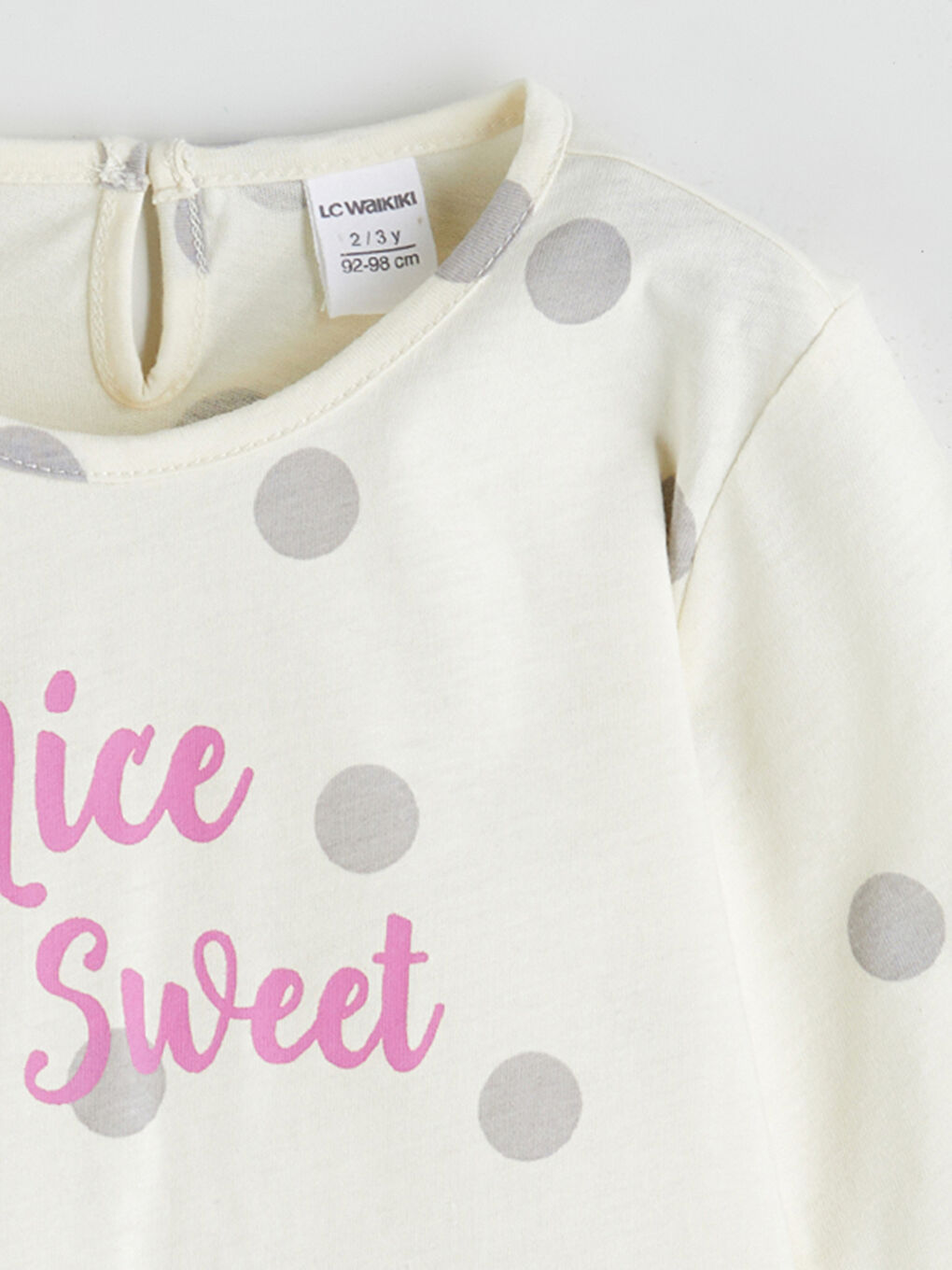 LCW ECO Crew Neck Printed Girls' T-Shirt -W5HA16Z1-LU7