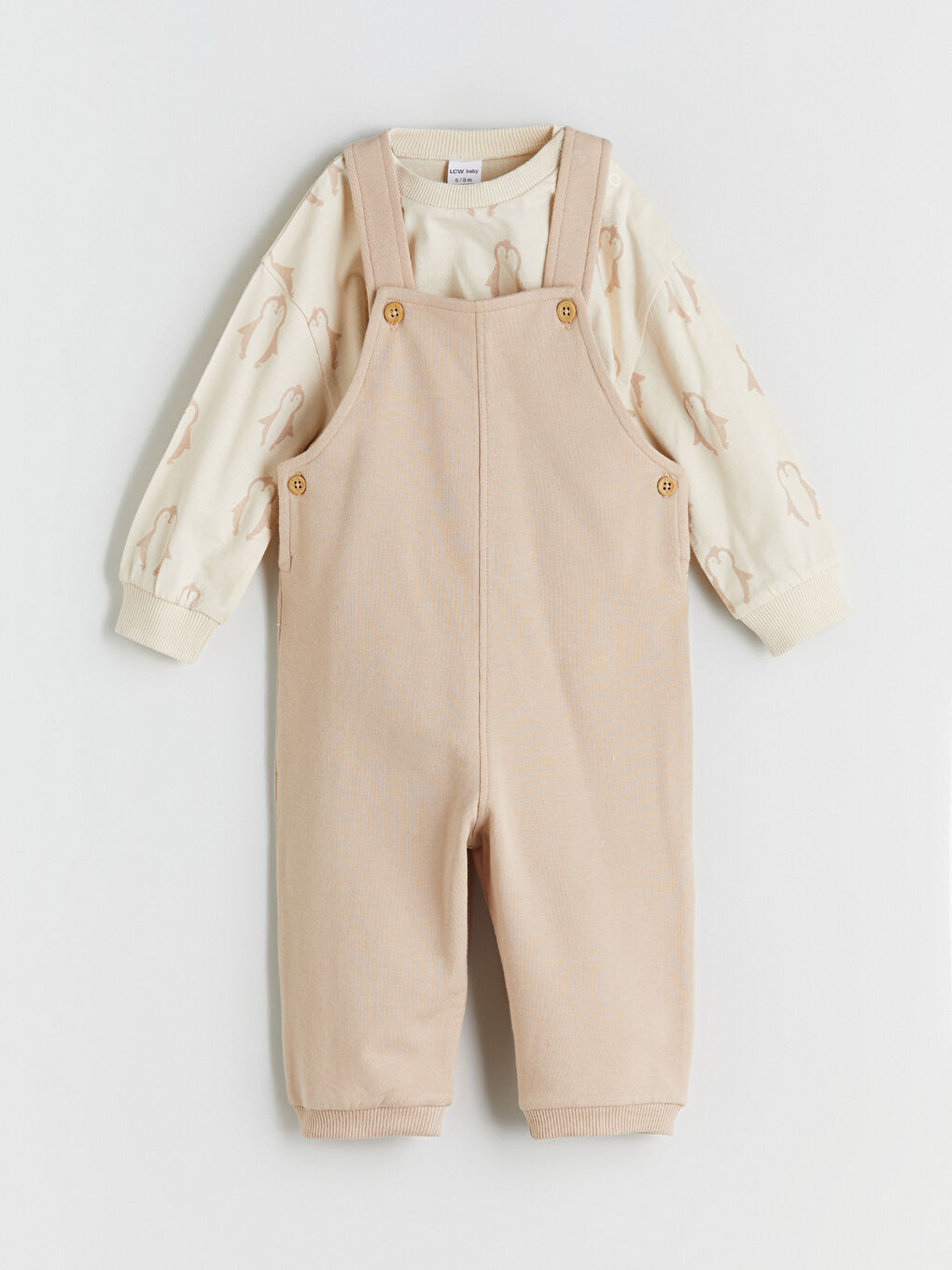 Long Sleeve Baby Boys' T-Shirt and Jumpsuit 2 Pack