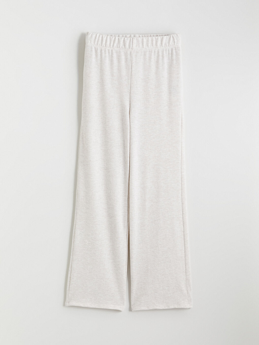 Ekru U Yaka Kadın Pijama Takımı-6