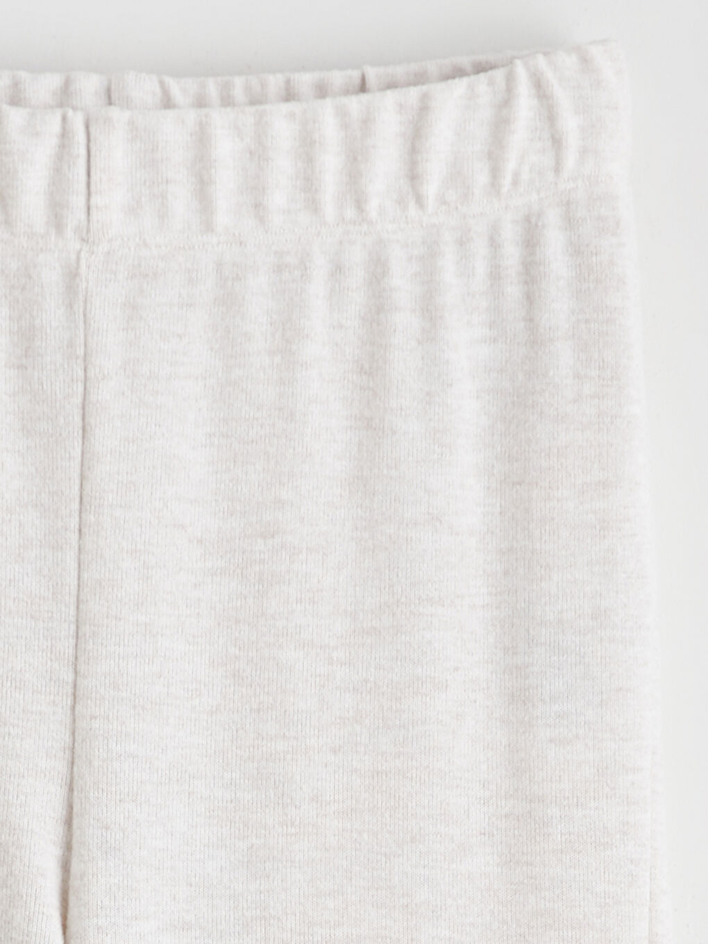 Ekru U Yaka Kadın Pijama Takımı-7