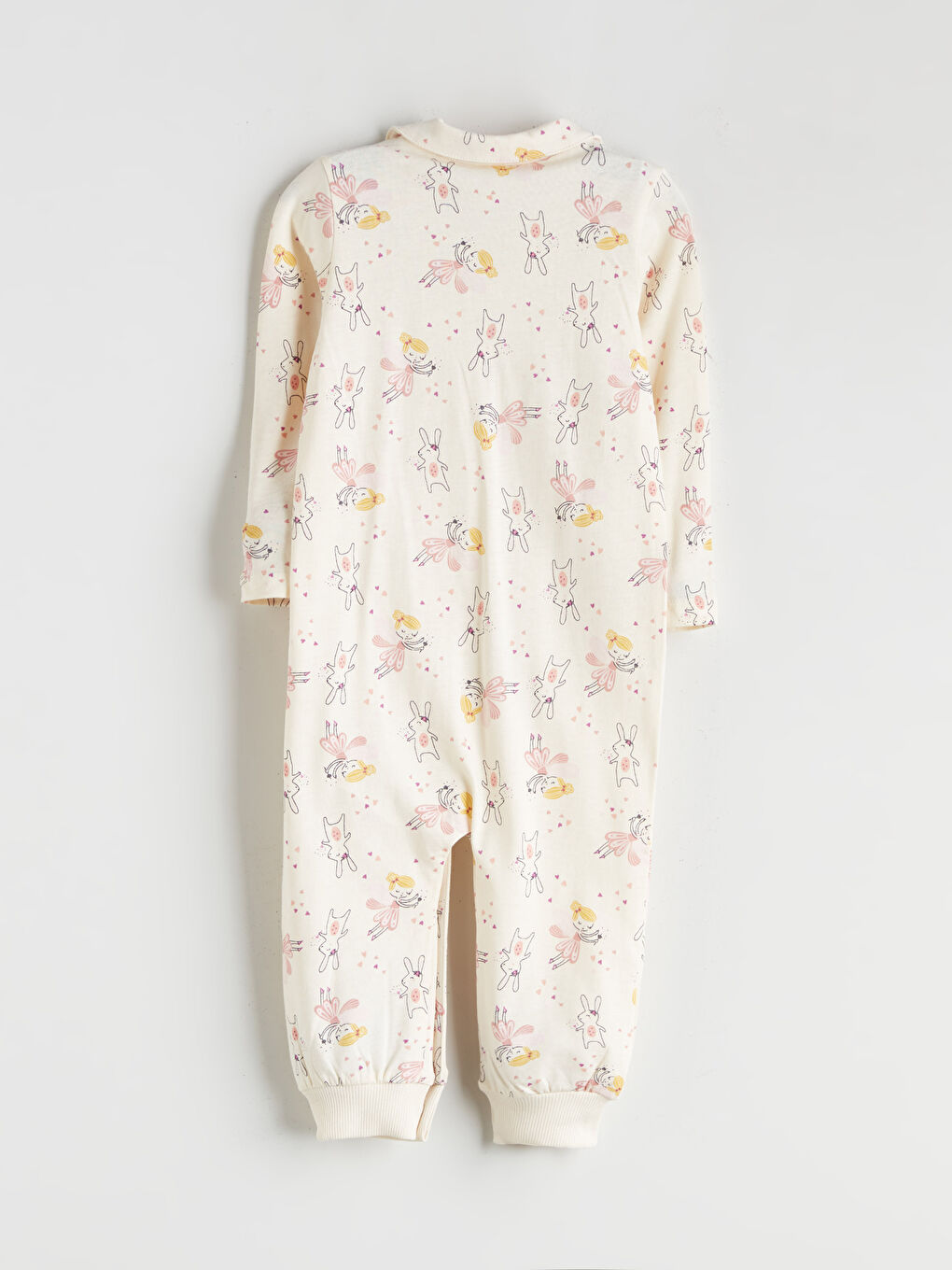 Baby Girl ECRU Jumpsuit-1