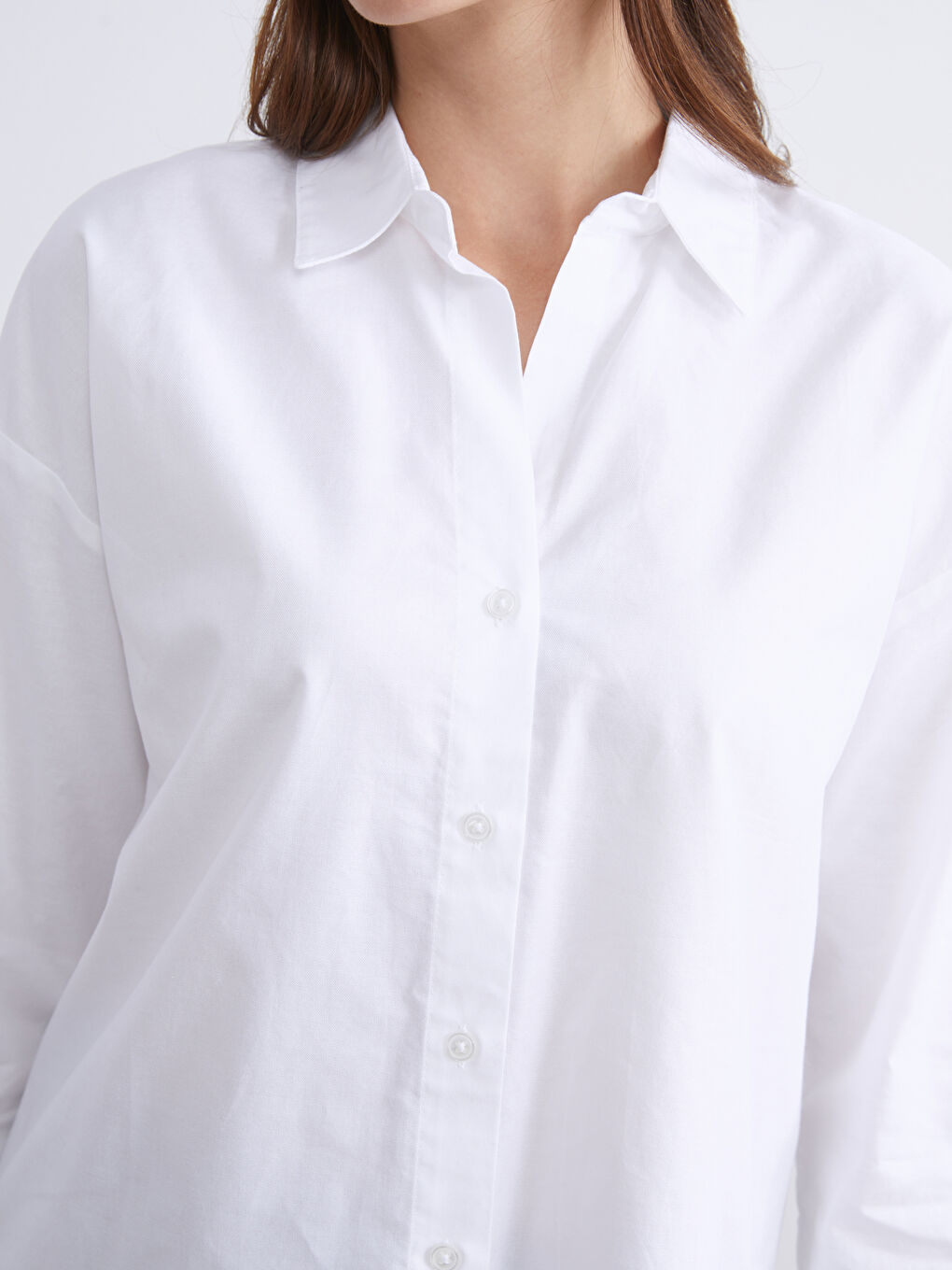 Oversize Oxford Women's Shirt-2