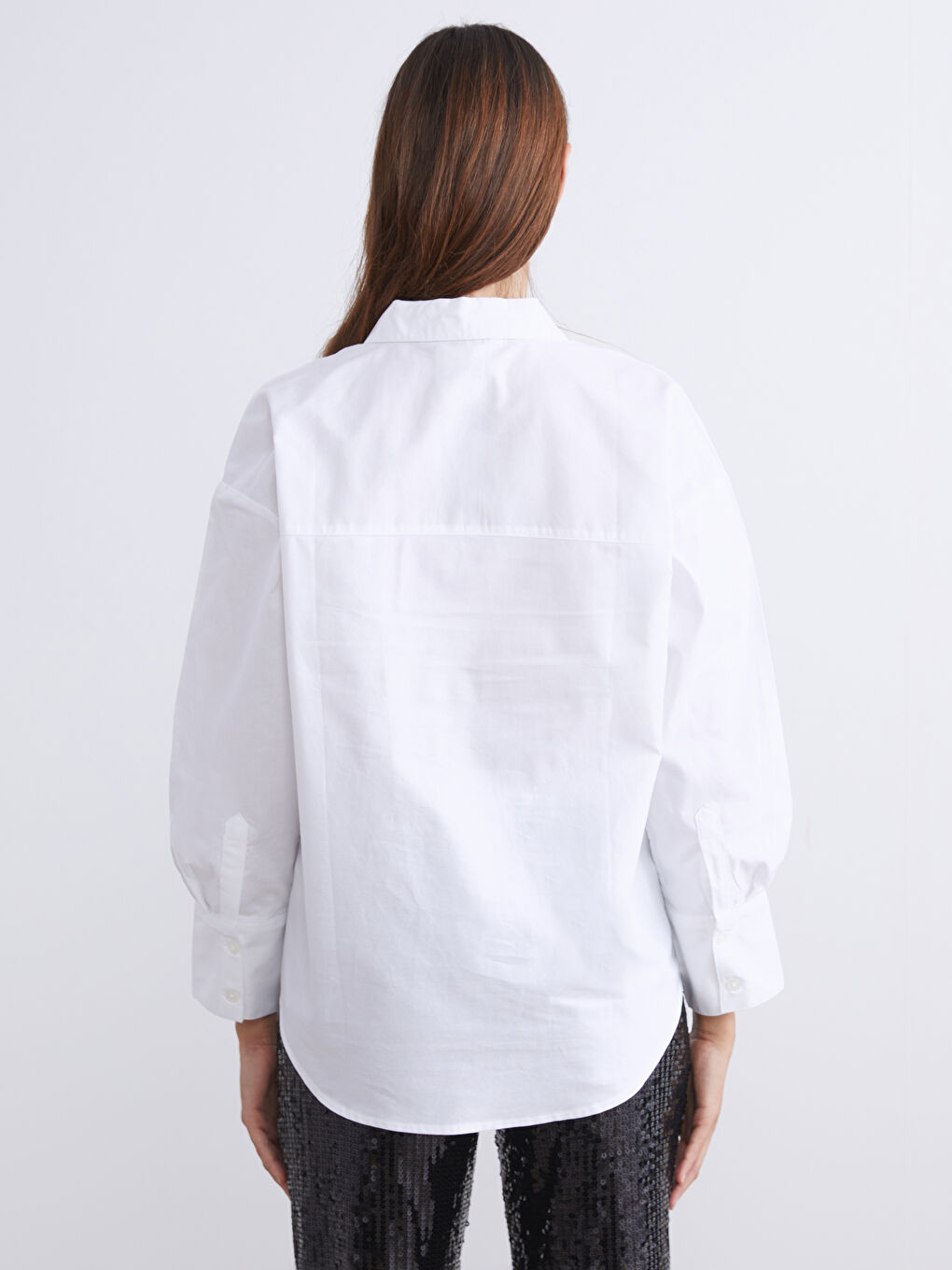 Oversize Oxford Women's Shirt-3