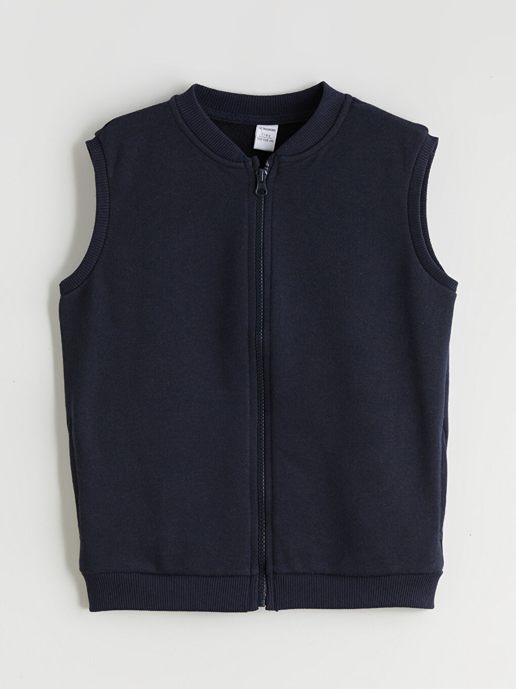 Lacivert Dik Yaka Erkek Çocuk Yelek