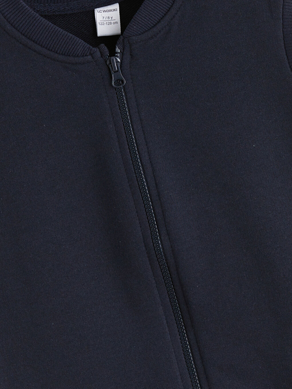 Lacivert Dik Yaka Erkek Çocuk Yelek-1