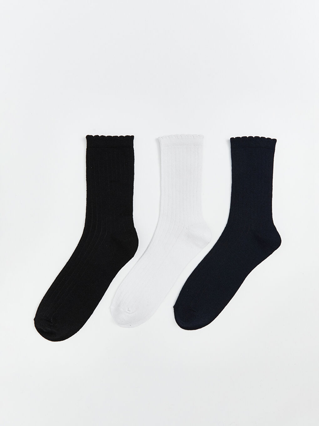 LCW ECO Women's Plain Ankle Socks 3-packs -W5HA61Z8-HUC