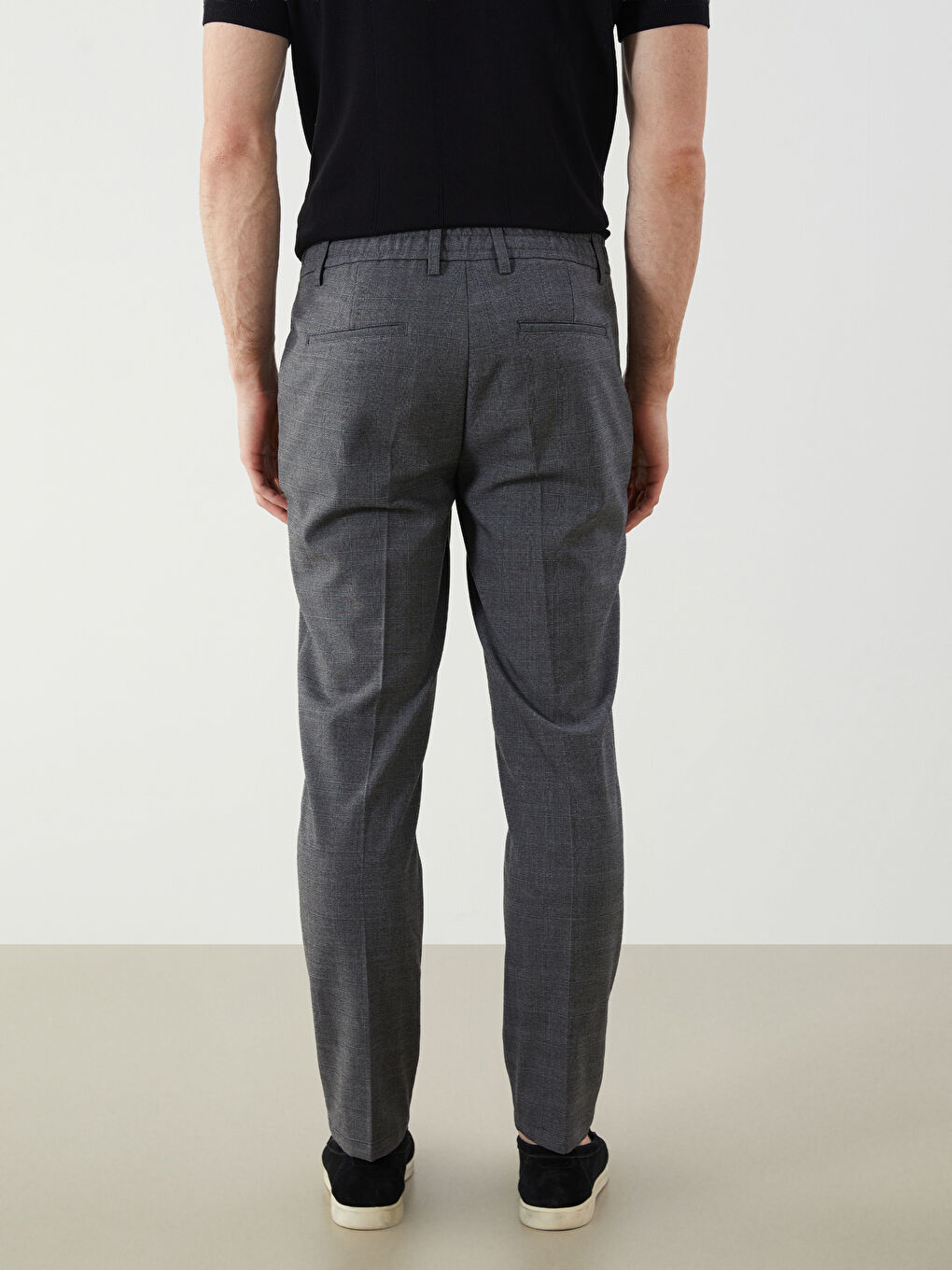 Antrasit Standart Kalıp Erkek Pantolon-3