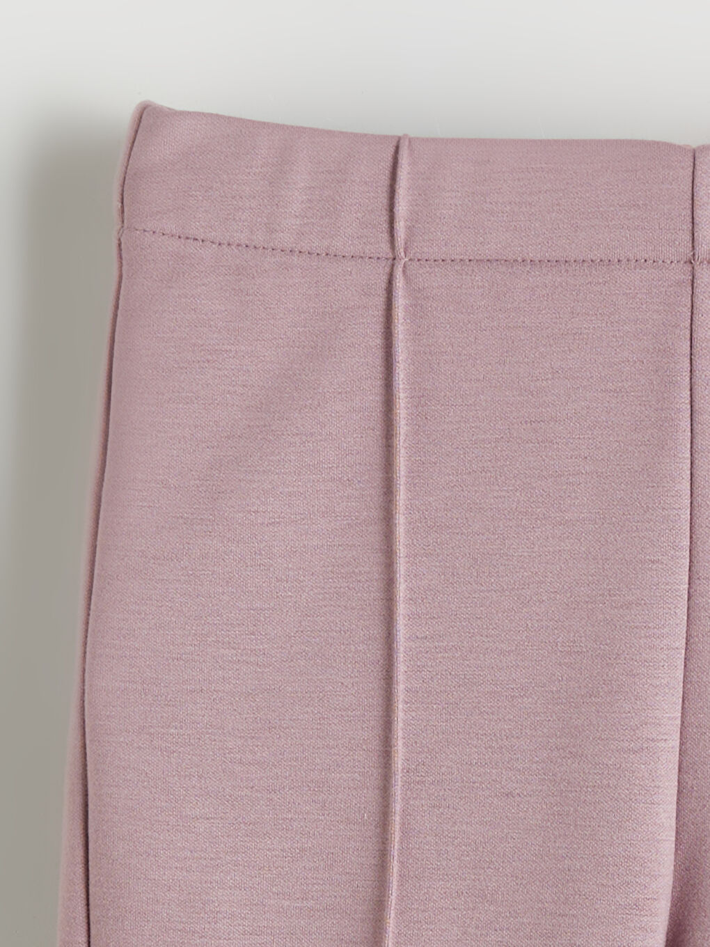 Lila Beli Lastikli Kız Çocuk Eşofman Altı-2