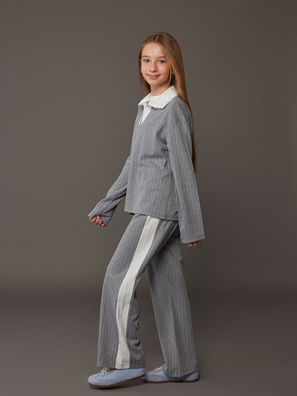 Девочки Серый Комплект