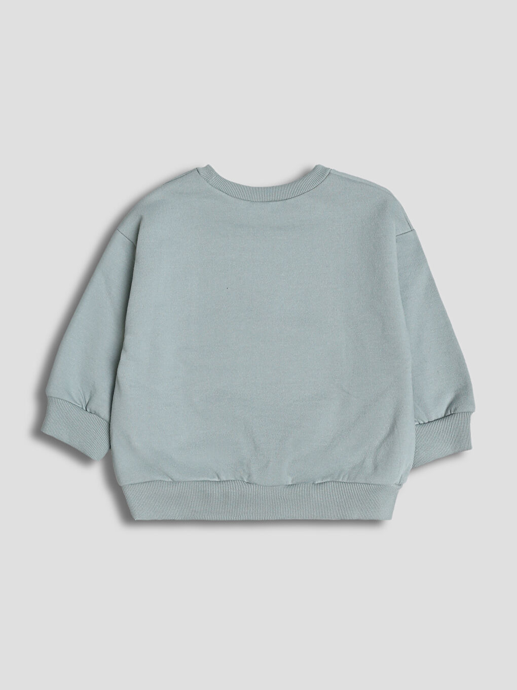 Crew Neck Long Sleeve Girls' Sweatshirt-1