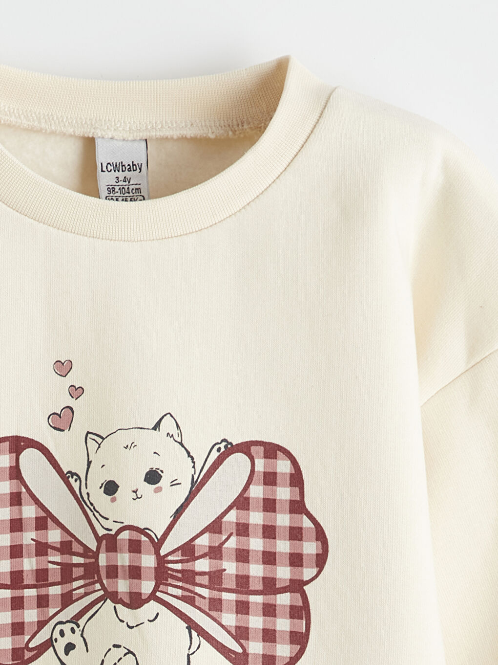 Girl ECRU Sweatshirt-1