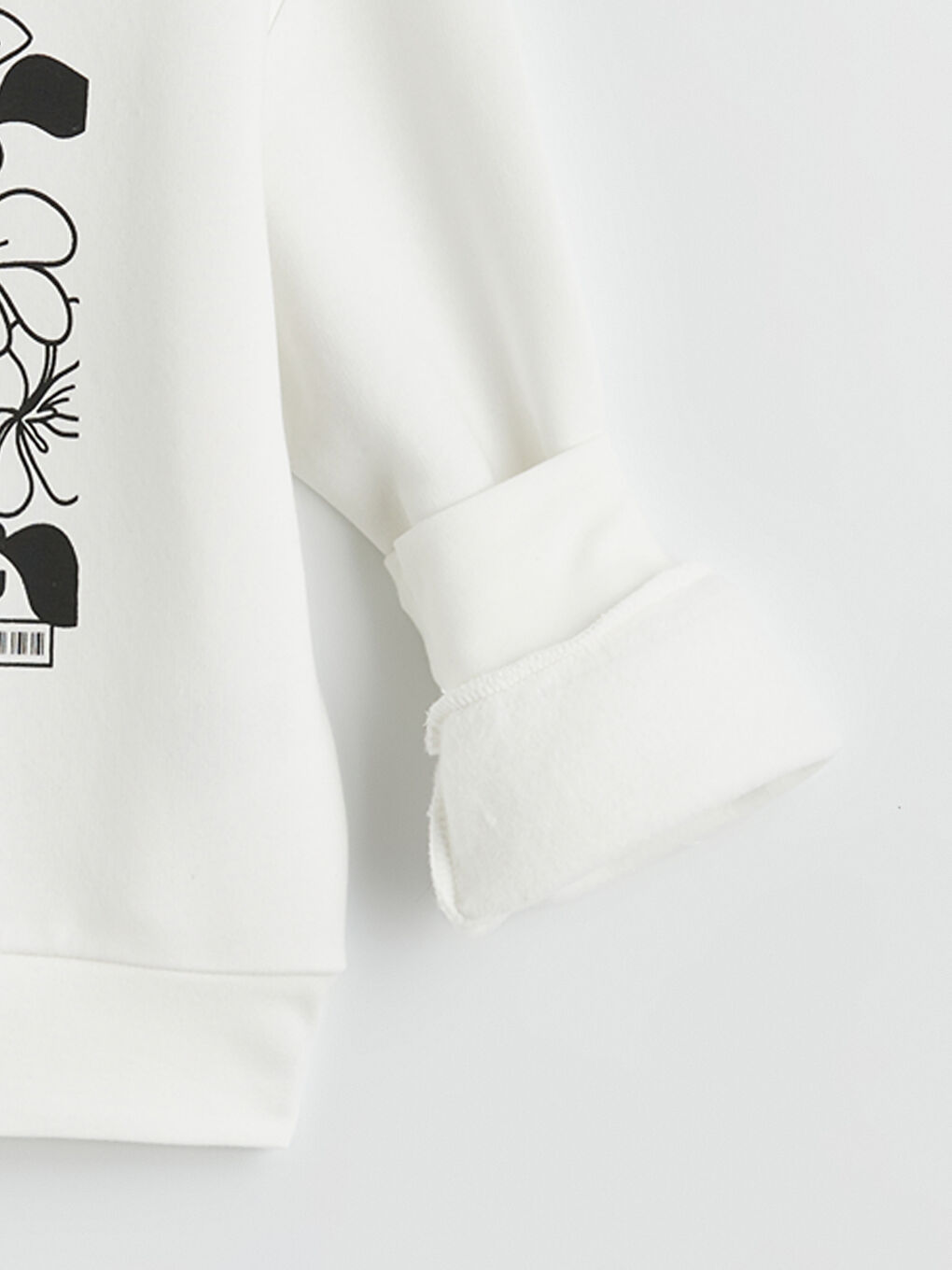 Girl ECRU Sweatshirt-2