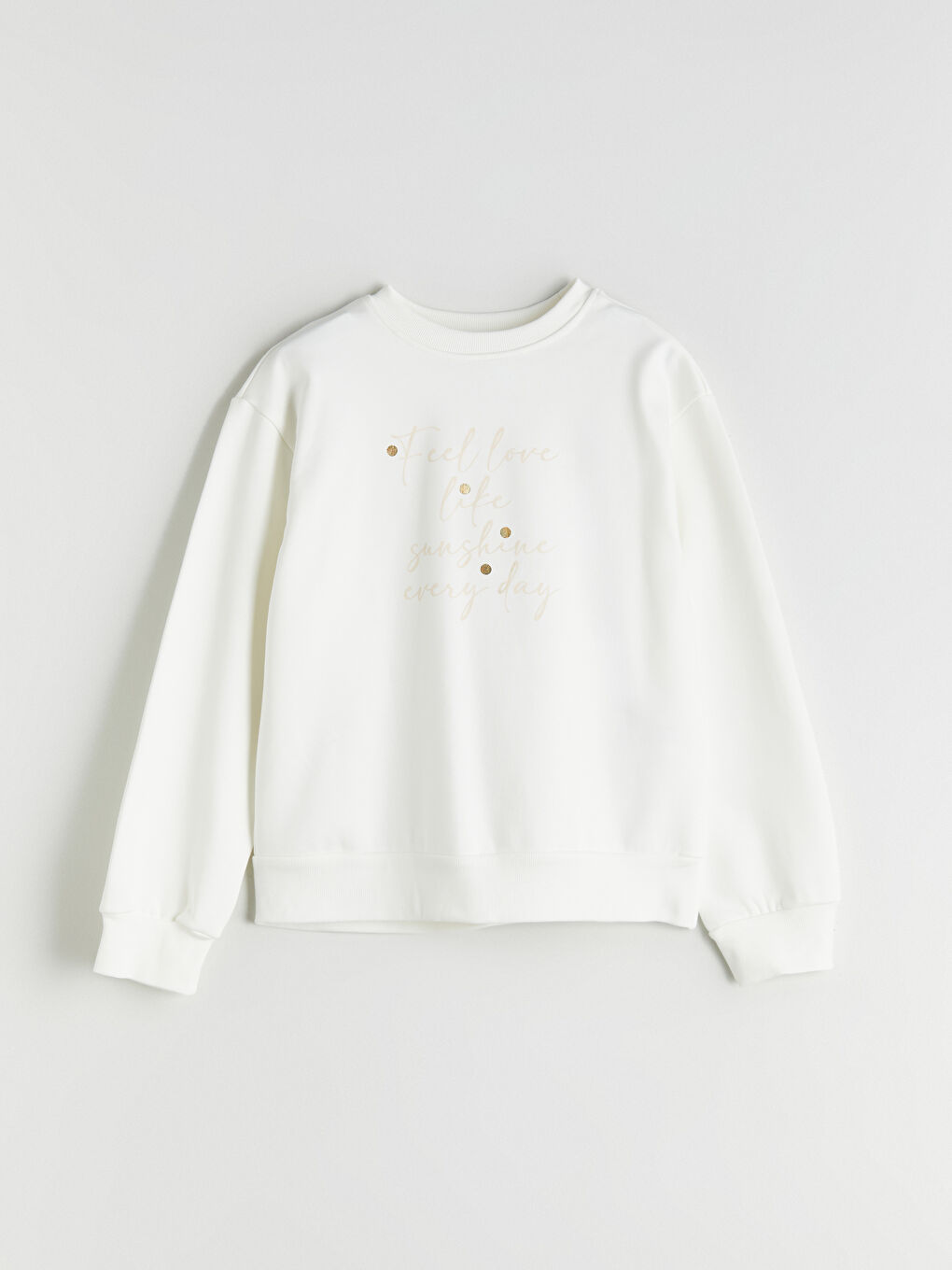 Crew Neck Girls' Sweatshirt