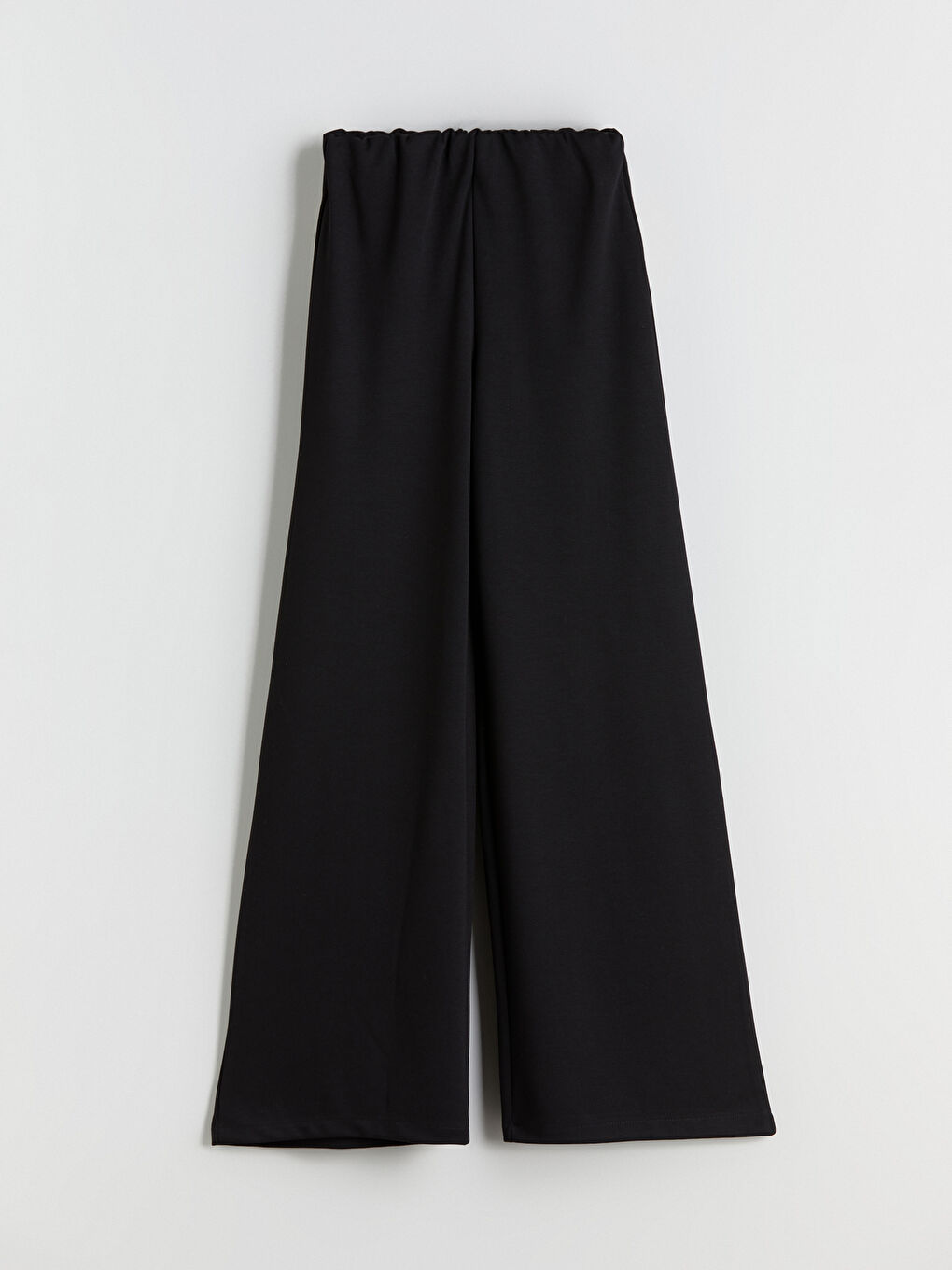 Elasticated Waist Wide Leg Women's Sweatpants-4