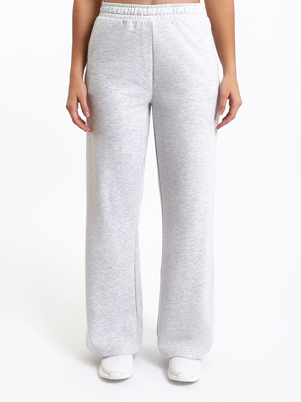 Elasticated Waist Wide Leg Women's Sweatpants
