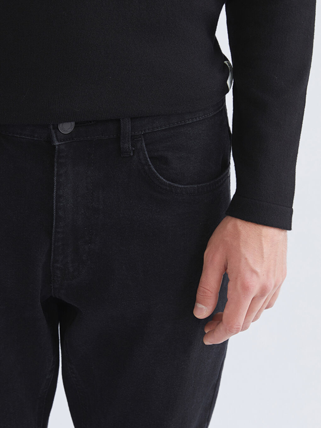 Siyah 779 Regular Fit Erkek Jean Pantolon-2