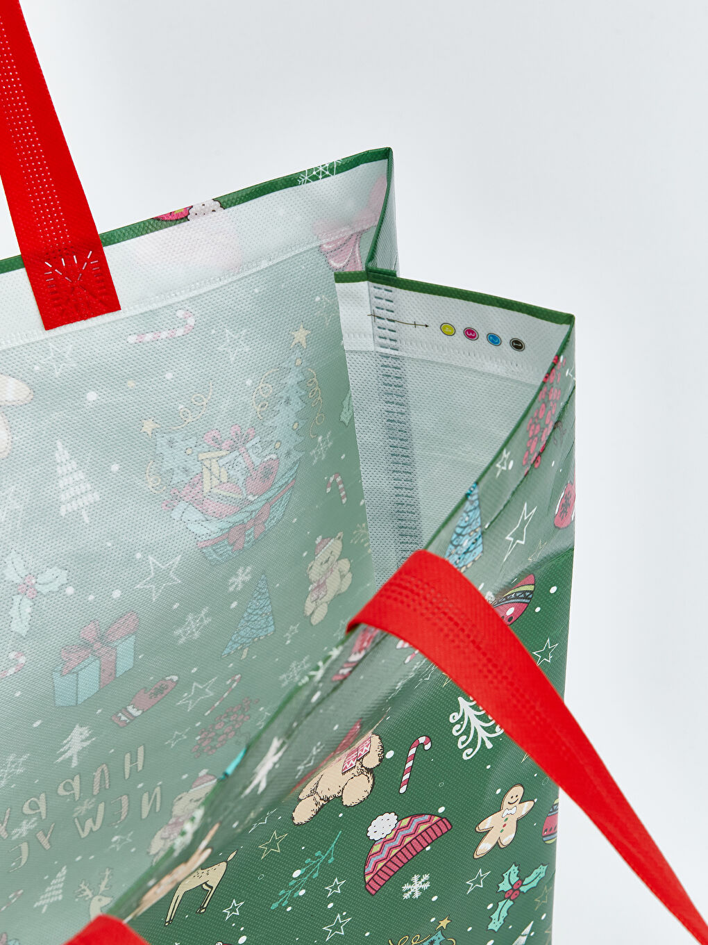 Karışık Yılbaşı Temalı Alışveriş Çantası-2