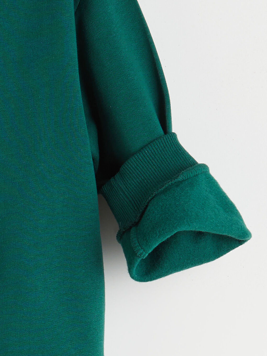 Yeşil Kapüşonlu Erkek Çocuk Sweatshirt ve Eşofman Altı-5