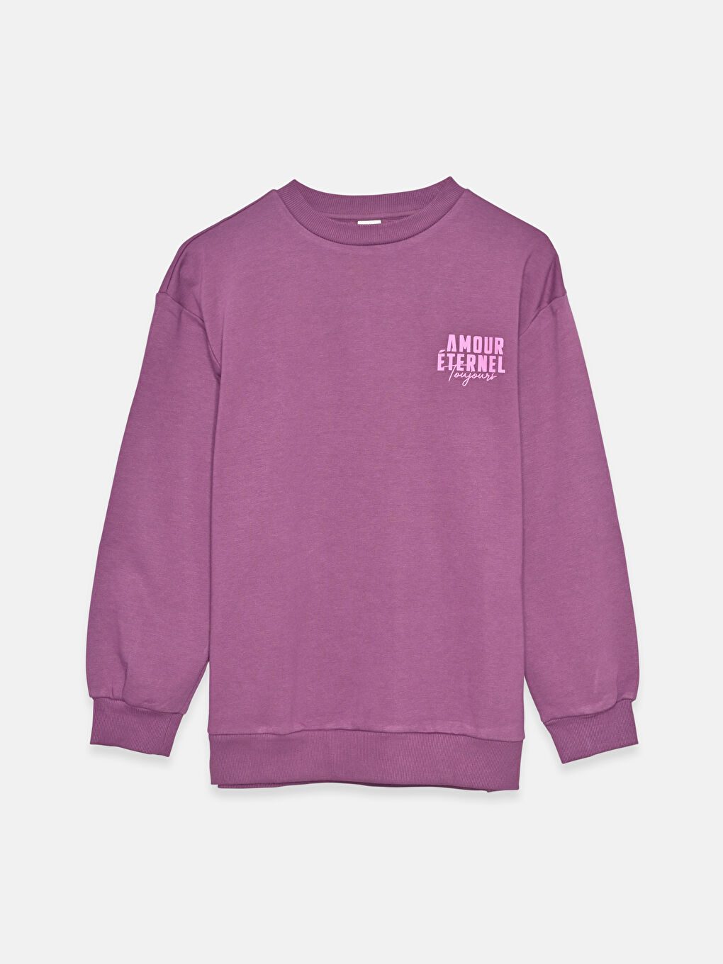 Hanorac pentru Fete cu Guler Rotund