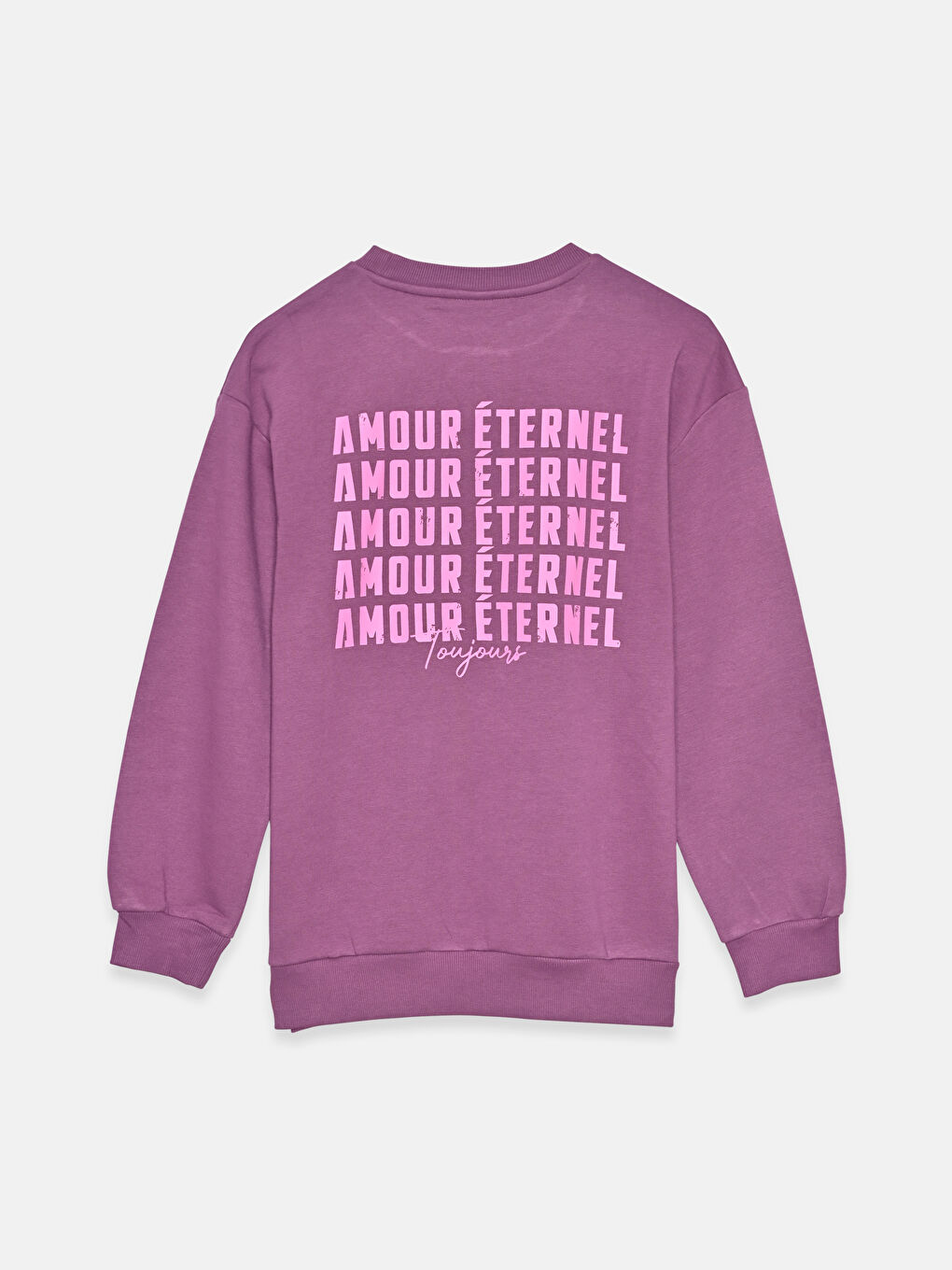 Hanorac pentru Fete cu Guler Rotund-1