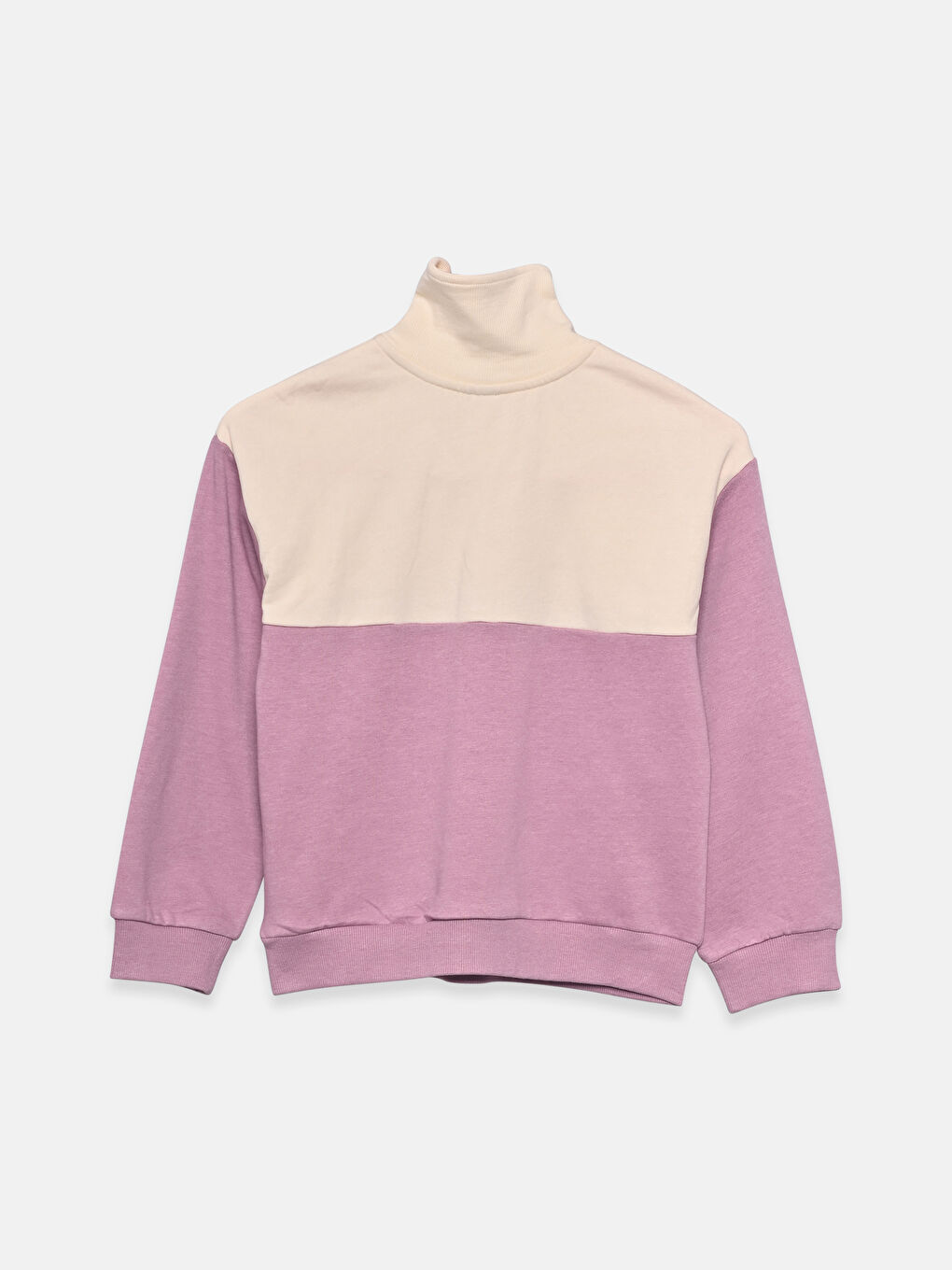 Stehkragen Mädchen Sweatshirt-1