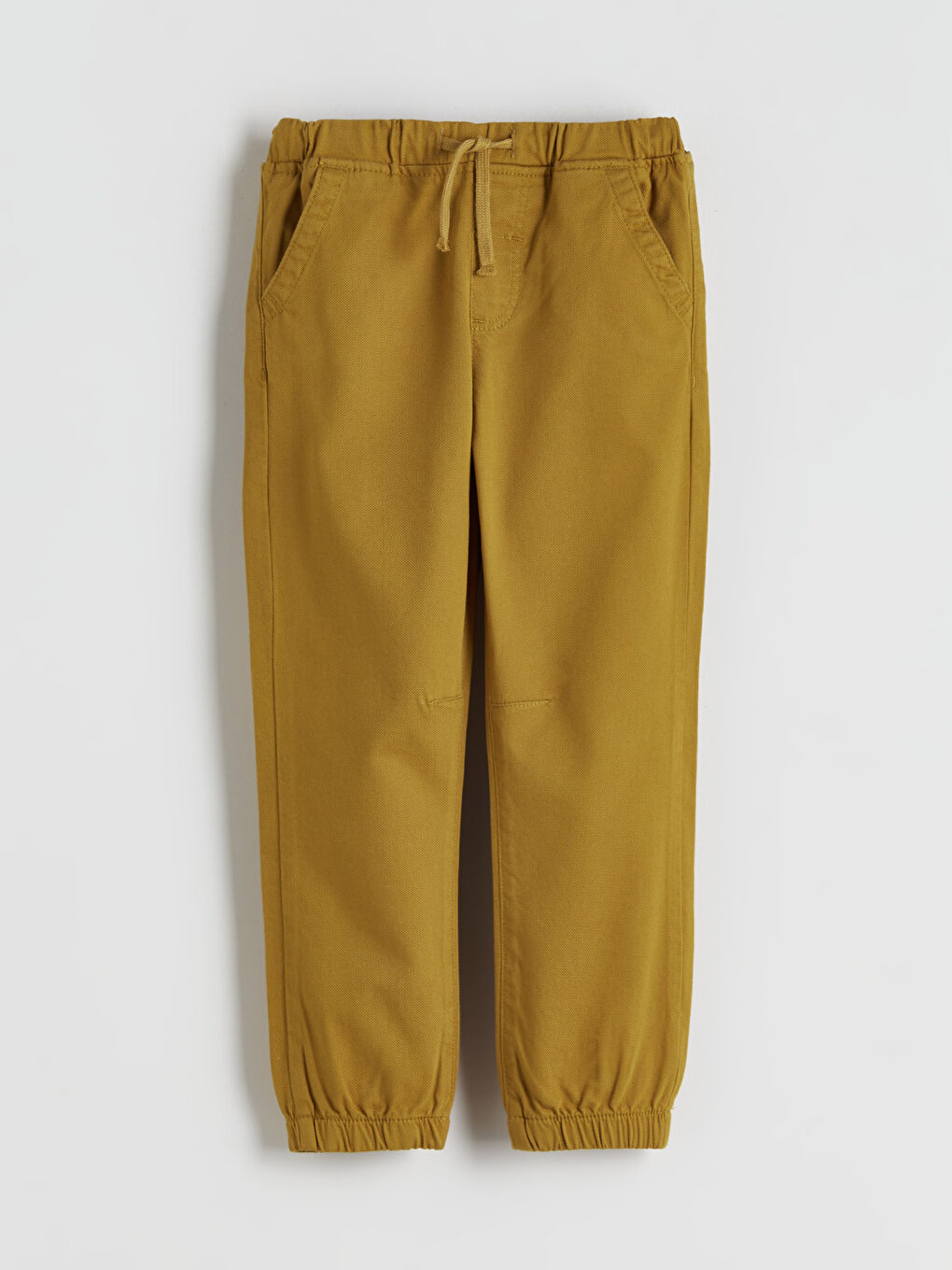 Kahverengi Beli Lastikli Erkek Çocuk Jogger Pantolon