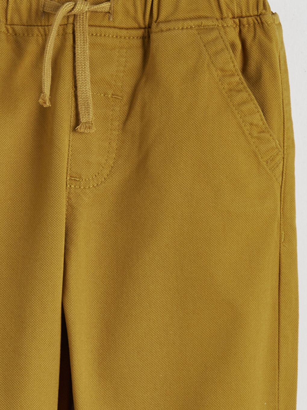 Kahverengi Beli Lastikli Erkek Çocuk Jogger Pantolon-2