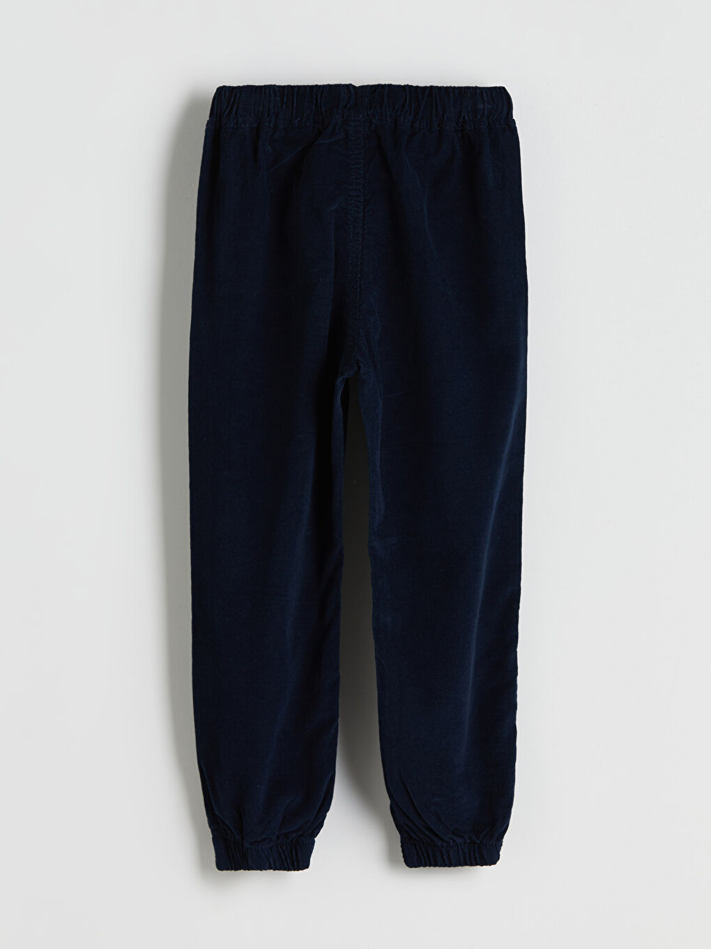 Elastic Waist Velvet Boy Jogger Trousers-1
