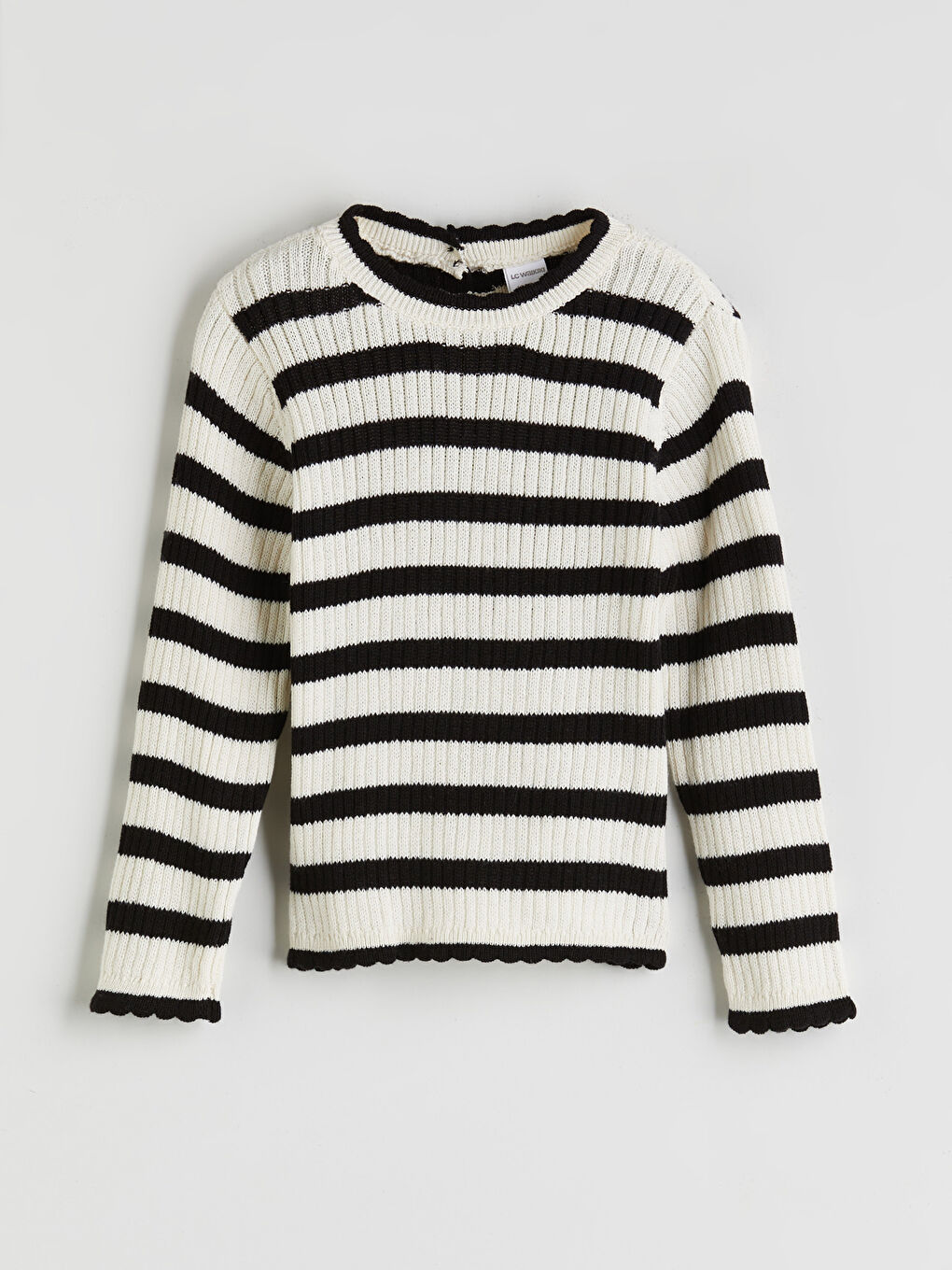 LCW ECO Crew Neck Girls' Knitwear Sweater -W5HC01Z1-LEG