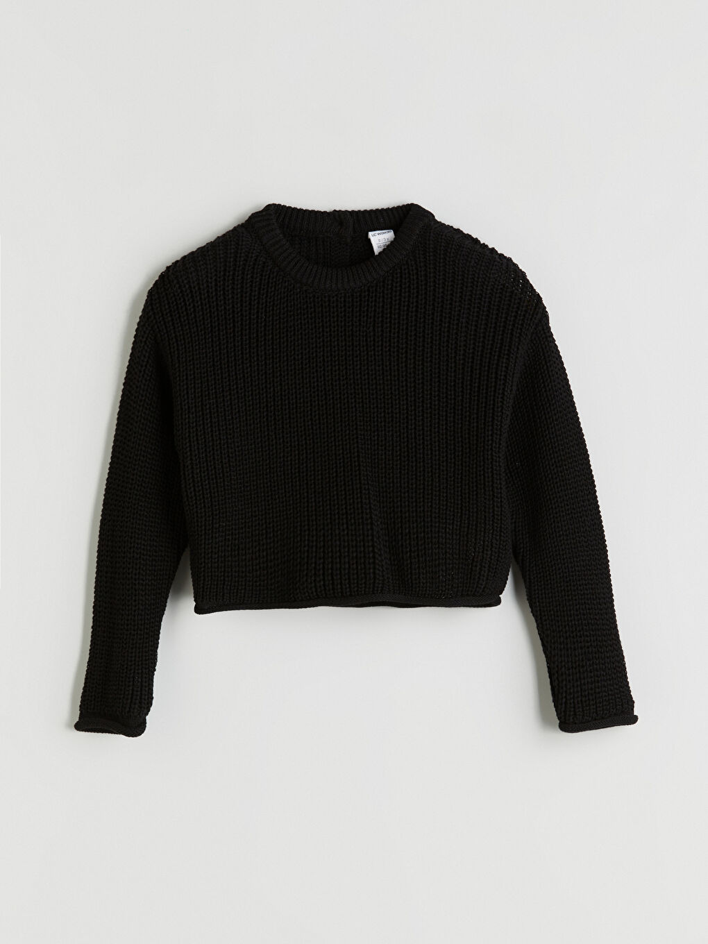 LCW ECO Crew Neck Girls' Knitwear Sweater -W5HC03Z1-CVL