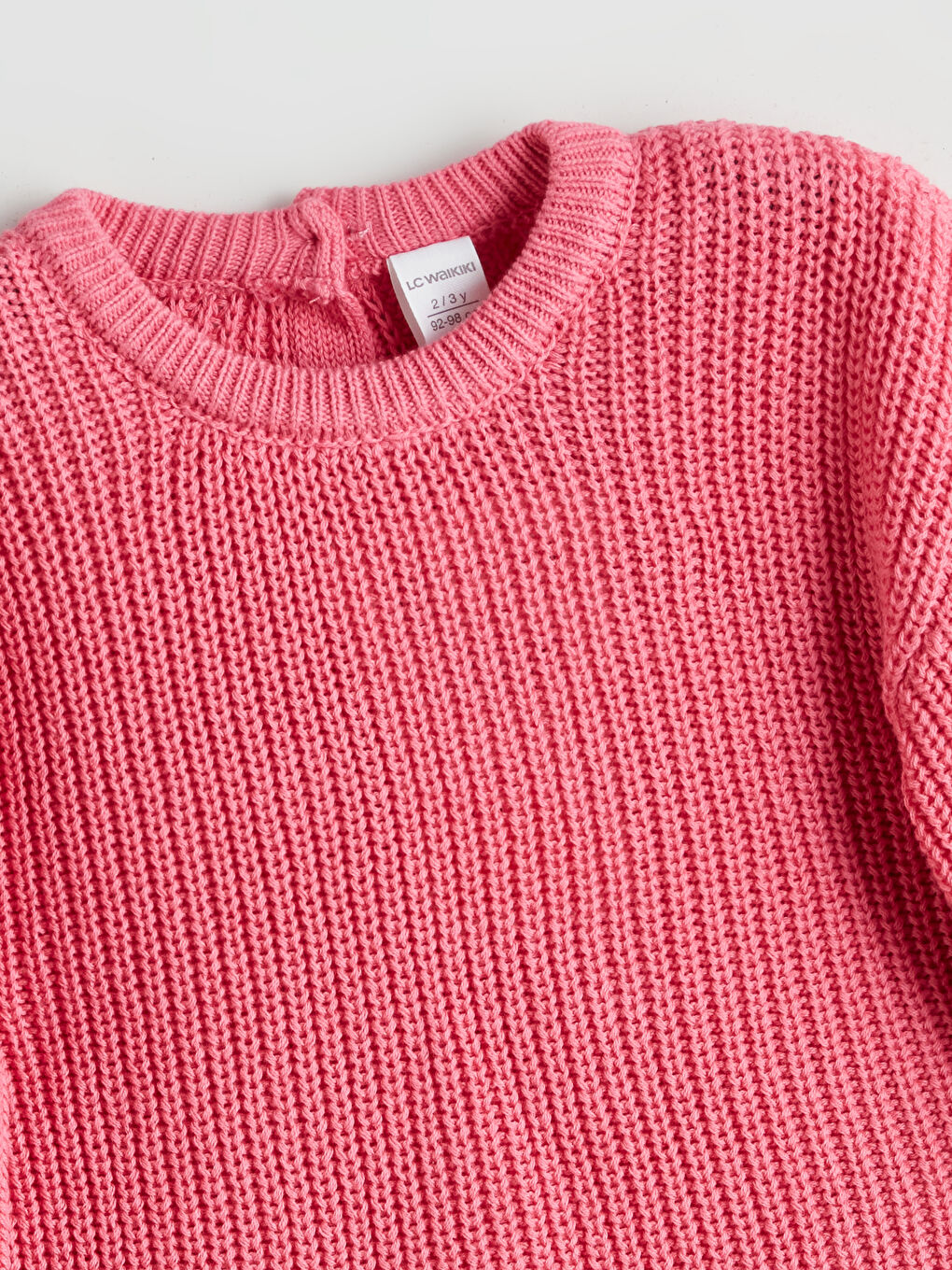LCW ECO Crew Neck Girls' Knitwear Sweater -W5HC03Z1-E6M
