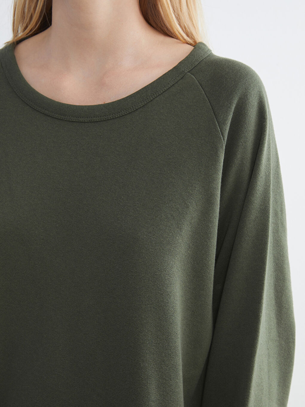 Crew Neck Oversize Women's Sweatshirt-2