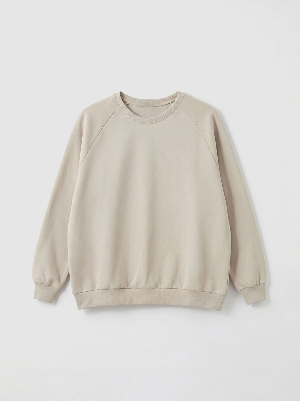 Hanorac pentru Femei Supradimensionat cu Guler Rotund