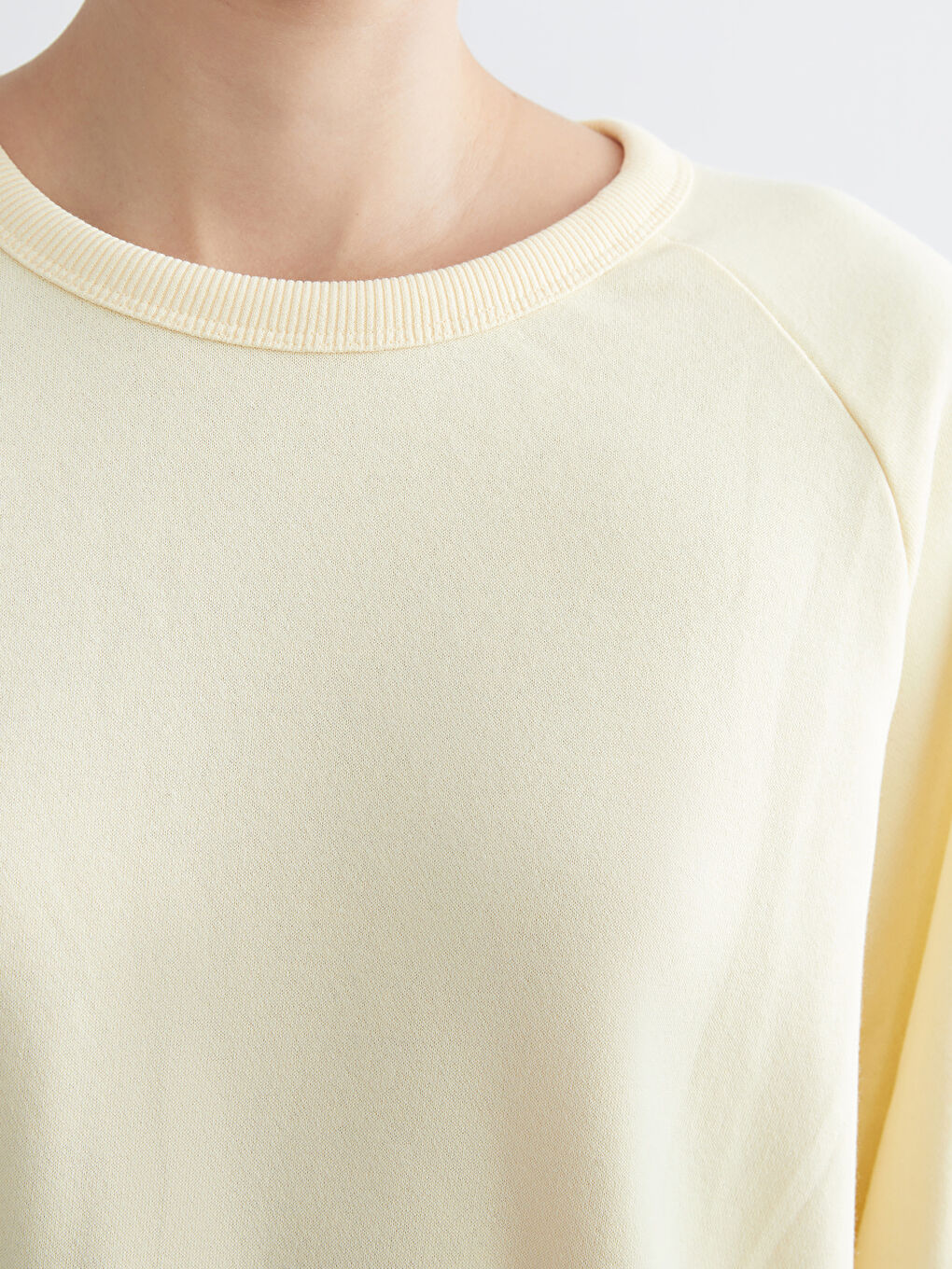Crew Neck Oversize Women's Sweatshirt-2