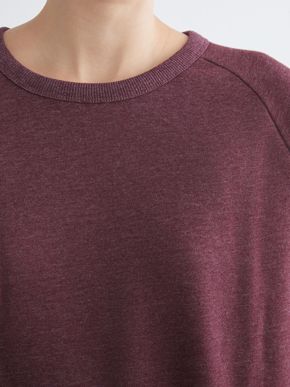 Crew Neck Oversize Women's Sweatshirt-2