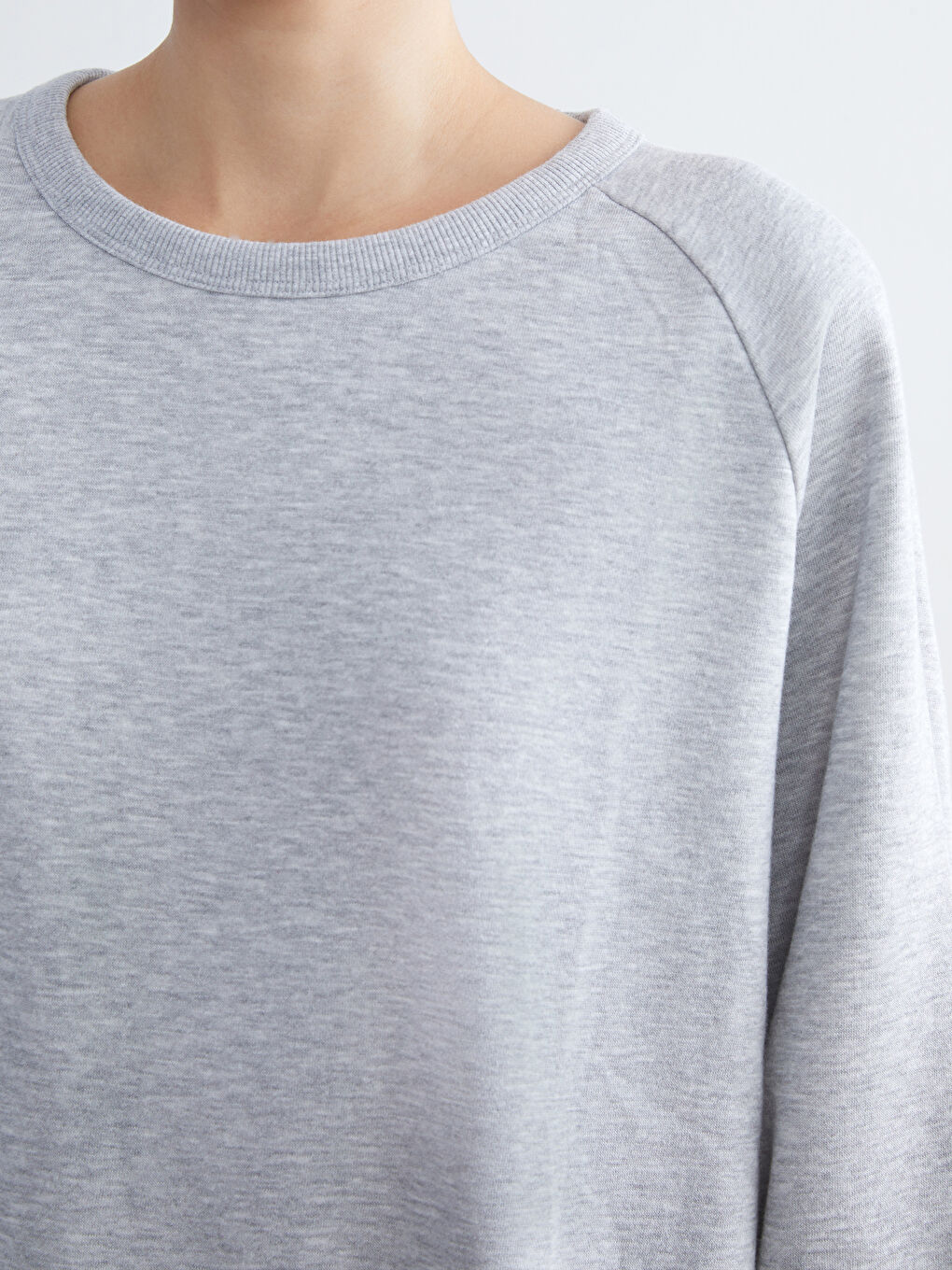 Crew Neck Oversize Women's Sweatshirt-2