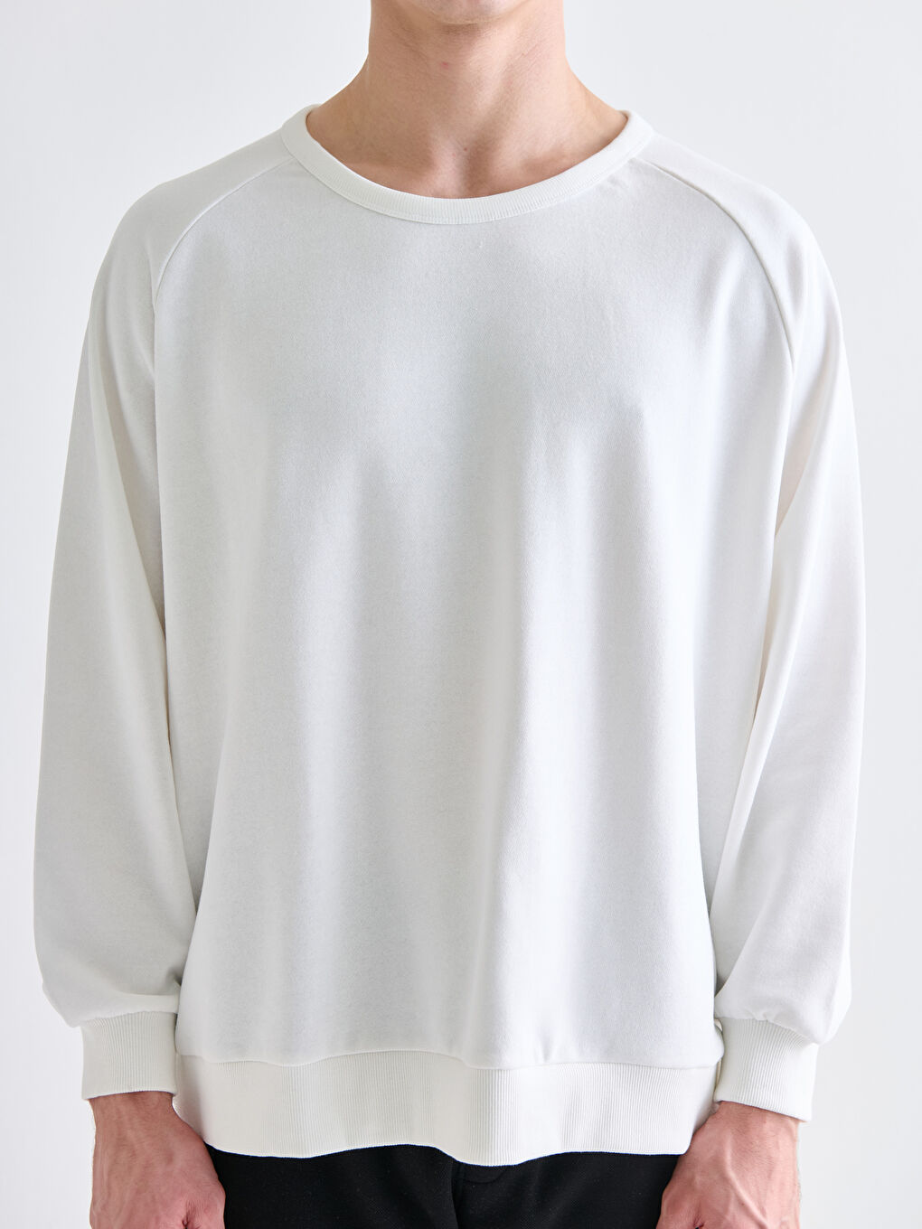 Crew Neck Oversize Women's Sweatshirt-2
