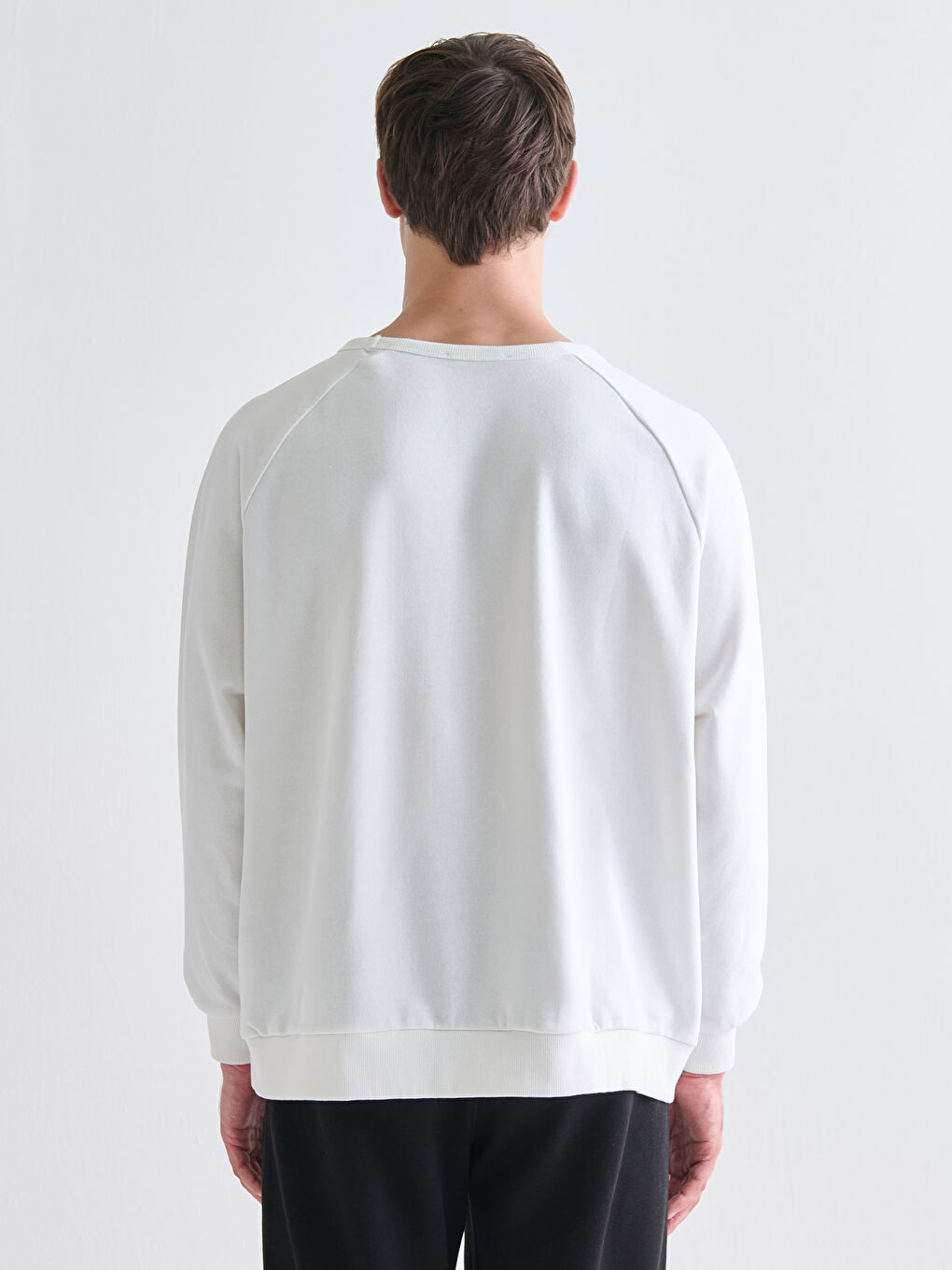 Crew Neck Oversize Women's Sweatshirt-3