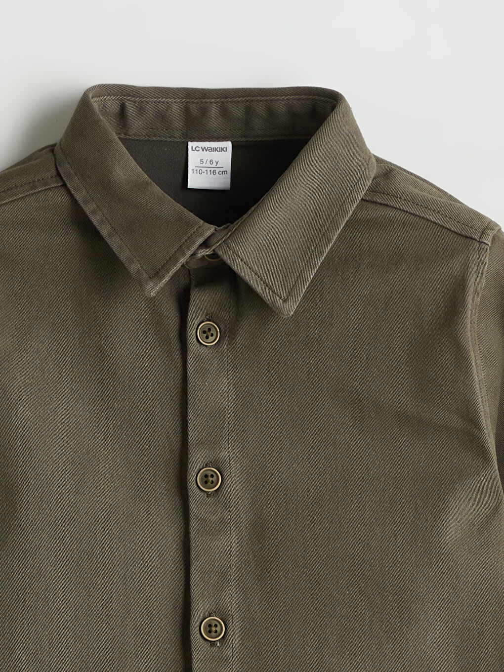 LCW ECO Basic Long Sleeve Boys' Shirt -W5HC25Z1-CRR