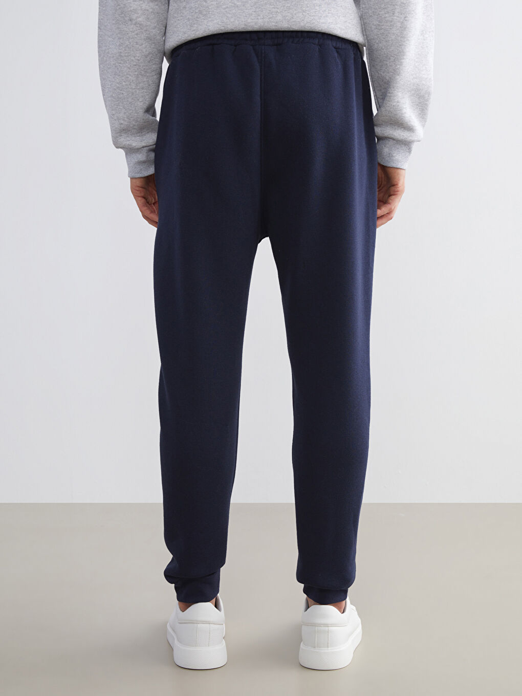 Lacivert Standart Kalıp Erkek Jogger Eşofman Altı-3