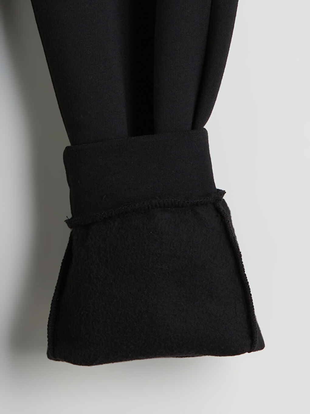 Siyah Standart Kalıp Erkek Jogger Eşofman Altı-5