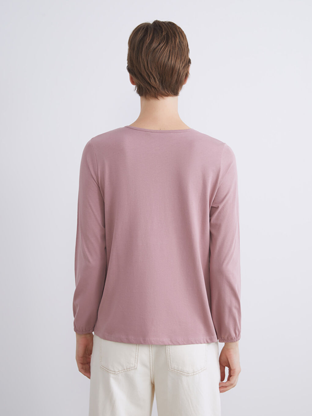 Tie Neck Floral Blouse-3