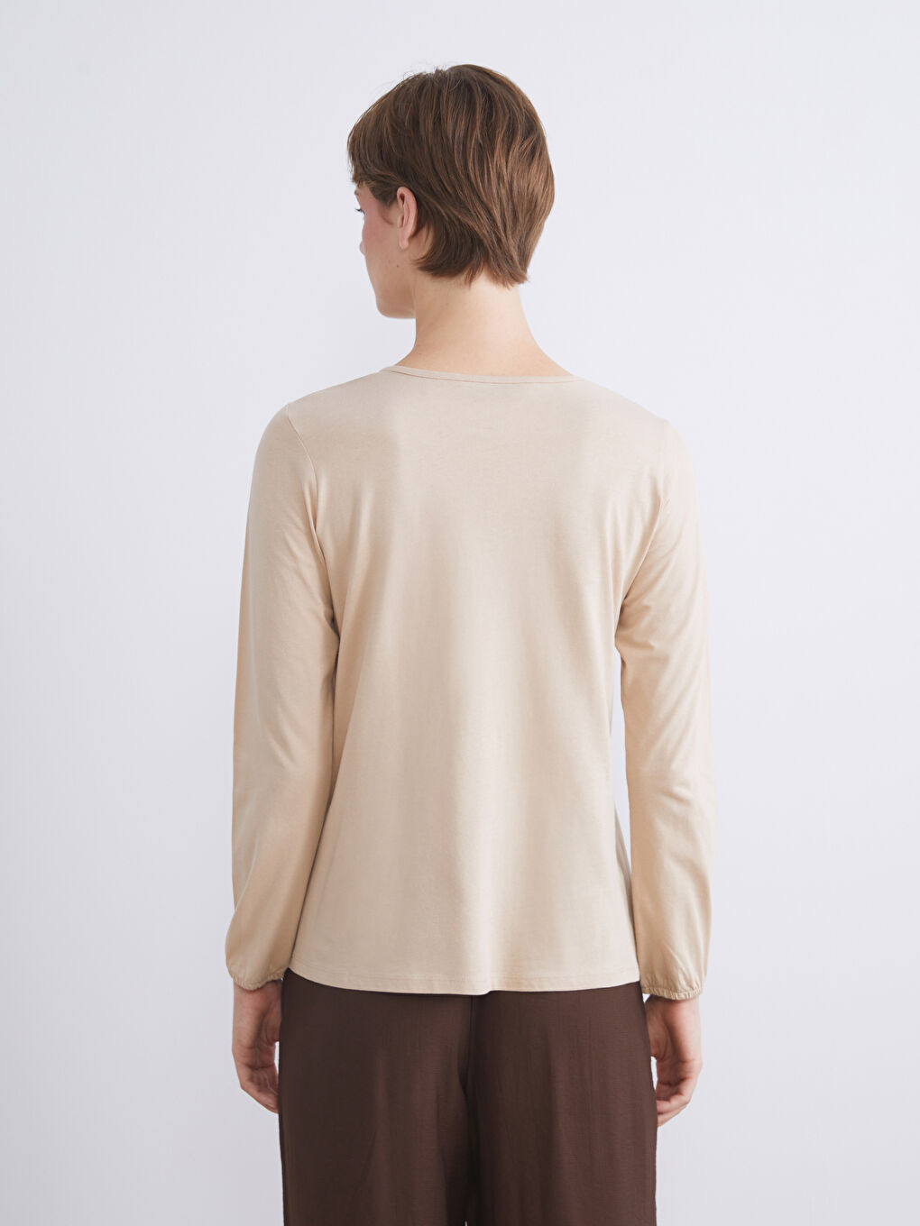 Tie Neck Floral Blouse-3