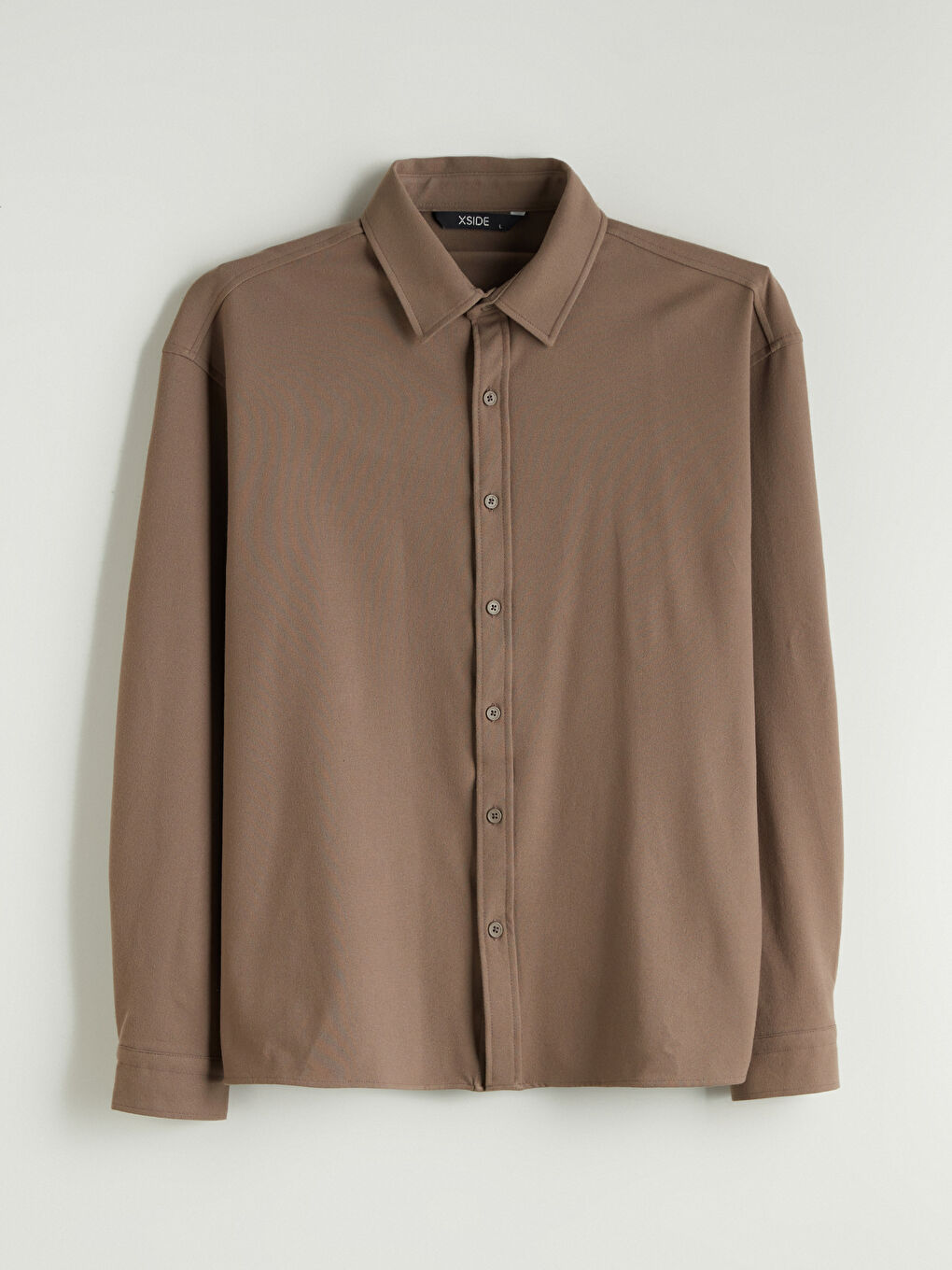 قميص رجالي كم طويل بقصة عادية-4